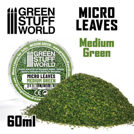 Micro Leaves - Medium Green mix