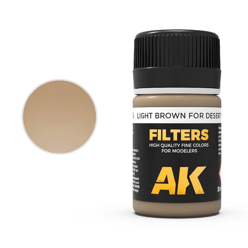 Light Brown for Desert Yellow (Afrika Korps Filter)