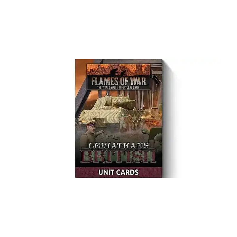 Late War Leviathans: British Unit Cards (34x Cards)