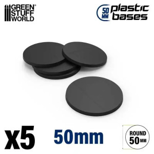 Plastic Bases - Round 50mm (5)