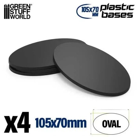 Plastic Bases - Oval 105x70mm AOS