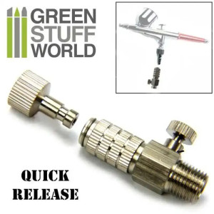 QuickRelease Adapter with Air Flow Control 1/8