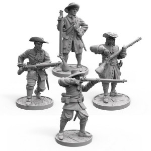 English : North American Militia Unit