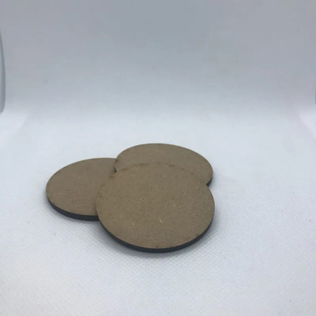 55mm MDF-bas, Rund