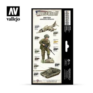 WWIII British Armour & Infantry Paint Set