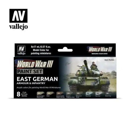WWIII East German Armour & Infantry Paint Set