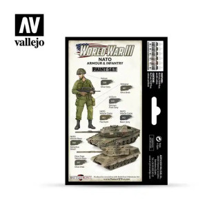 WWIII Nato Armour & Infantry Paint Set