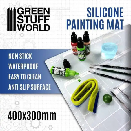 Silicone Painting Mat 400x300