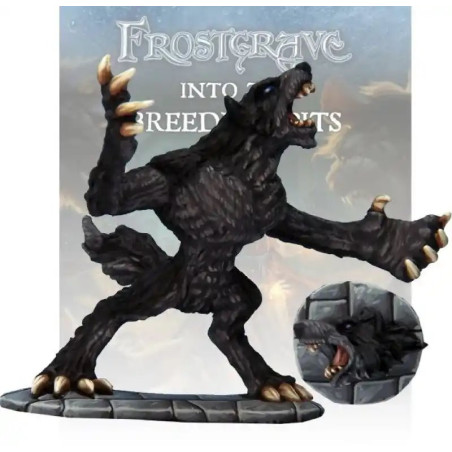 Werewolf and Severed Wolf Head