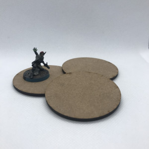 60mm MDF-bas, Rund