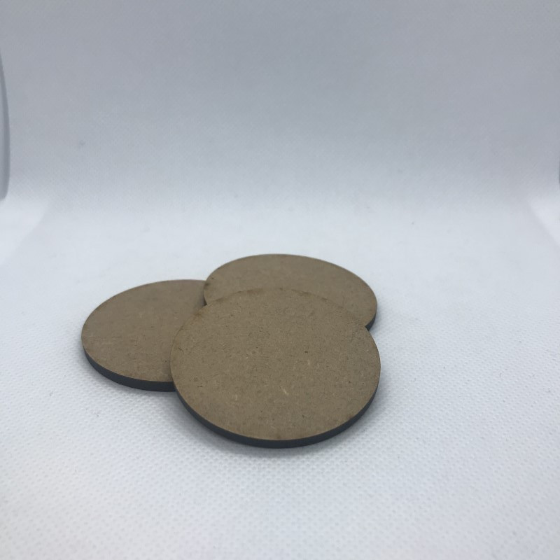 50mm MDF-bas, Rund
