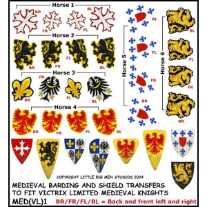 Medieval Barding and Shield Transfers 1
