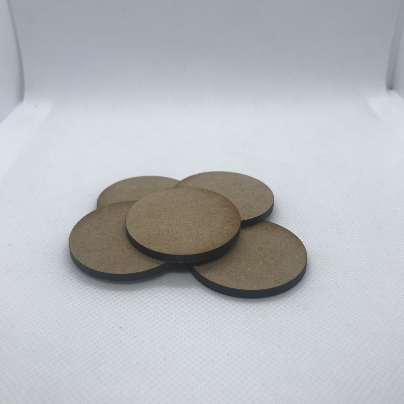 40mm MDF-bas, Rund
