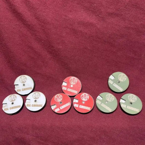 Circular Wound trackers, set of 3