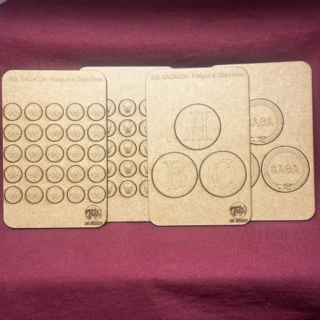 SAGA Fatigue Tokens & Objective Markers B