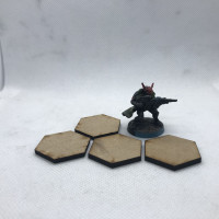 Hexagonformade Baser
